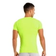 thumbnail image 2 of Haitryli Mens Swimming Rash Guard Shirts UPF 50+ Sun Protection T Shirt Quick Dry Swim Top Beachwear Fluorescent Green 3XL, 2 of 6