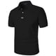 thumbnail image 4 of pstuiky camisetas camisas para hombre, Camisa de manga corta con cuello vuelto, versátil, de color liso y estilo informal para hombre camisas casuales para hombre xxl, 4 of 5
