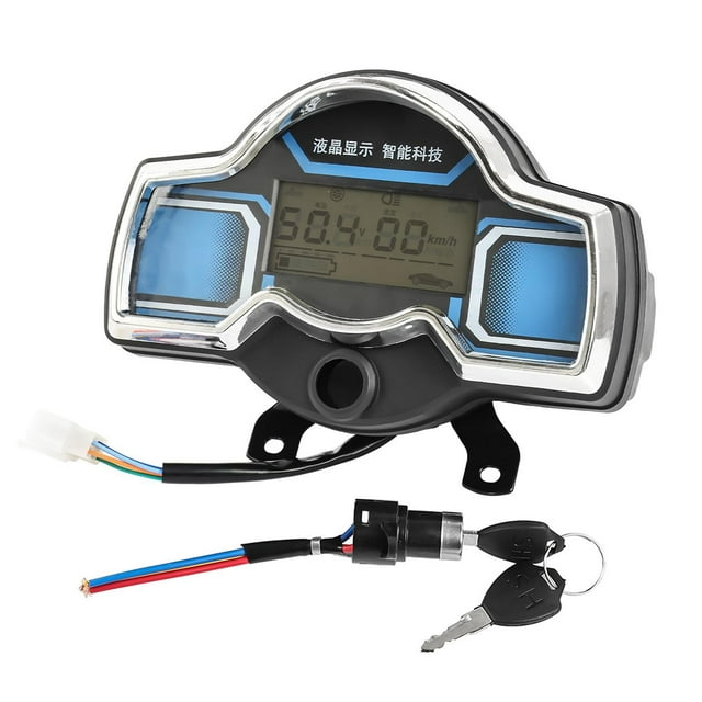 funtasica 48-72V Electric Tricycle Dashboard Accurate Accessories LCD Display Odometer