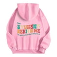 thumbnail image 5 of Womens Sweatshirt Hoodies Long Sleeve Pullover Hoodies Oversized Hoodie for Women Pink Hoodie Fall Sweatshirt Graphic Hoodie, 5 of 5