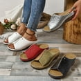 thumbnail image 3 of Dakaela Women's Slides Arch Support Platform Wedge Sandals Comfortable Summer Orthotic Slip on Shoes, 3 of 6