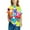 Multicolor a1, variant on Spazoro Toddler Girls T-shirts, Printed Casual Crewneck Summer Short Sleeve Tops Tee Multicolor Size 5-6T