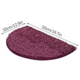 thumbnail image 3 of Clearance! CICRKHB Carpet Clearance Half Round Bathroom Rug Won'T Slip Bathroom Mat Soft and Comfortable Furry Durable Thickened Bathroom Rug Machine Washable Reusable, 3 of 9