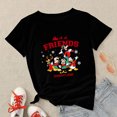 thumbnail image 4 of Disney-Blusa de Mickey Mouse para Mujer, Ropa de estética navideña, manga corta, moda española negra, camisetas Harajuku de Navidad, 2022, 4 of 5