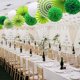 thumbnail image 1 of WEUVEB 1Jgo Adorno De Con Abanicos Y Flores Resistentes Para De Fiestas Y Eventos, 1 of 7