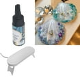 thumbnail image 3 of Resin Kit, Wide Applications Practical  Resin Glue Kit Easy To Use  For Jewelry Making Blue Tag, 3 of 8