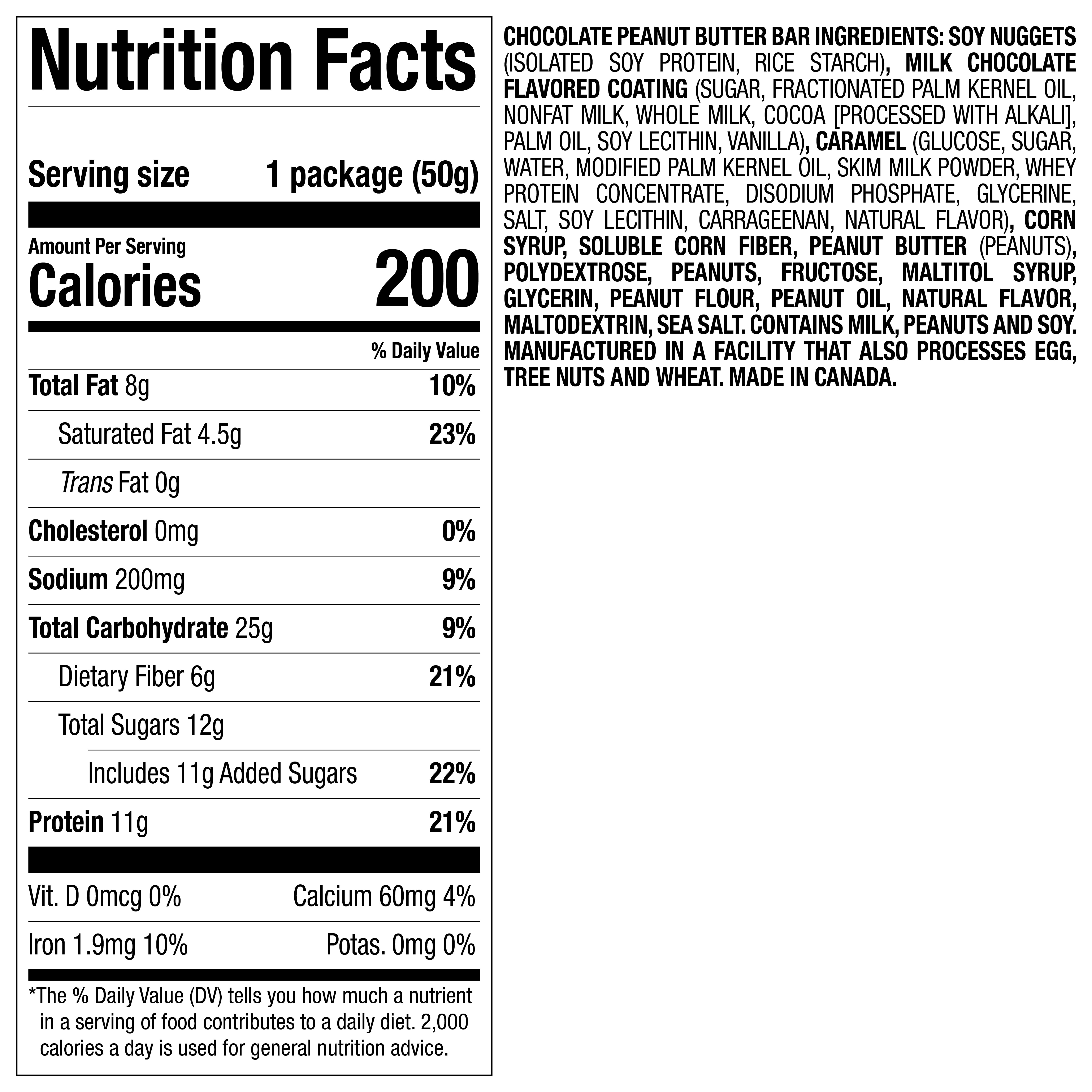 Nutrisystem Chocolate Peanut Butter Bar Pack for Weight Loss, 11g Protein, 15 Count