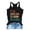 Black, variant on Women Sleeveless Tank Tops Summer Letter Print Design Round Neck Loose Casual Sporty Tee Breathable Comfortable Daily Wear Black,S