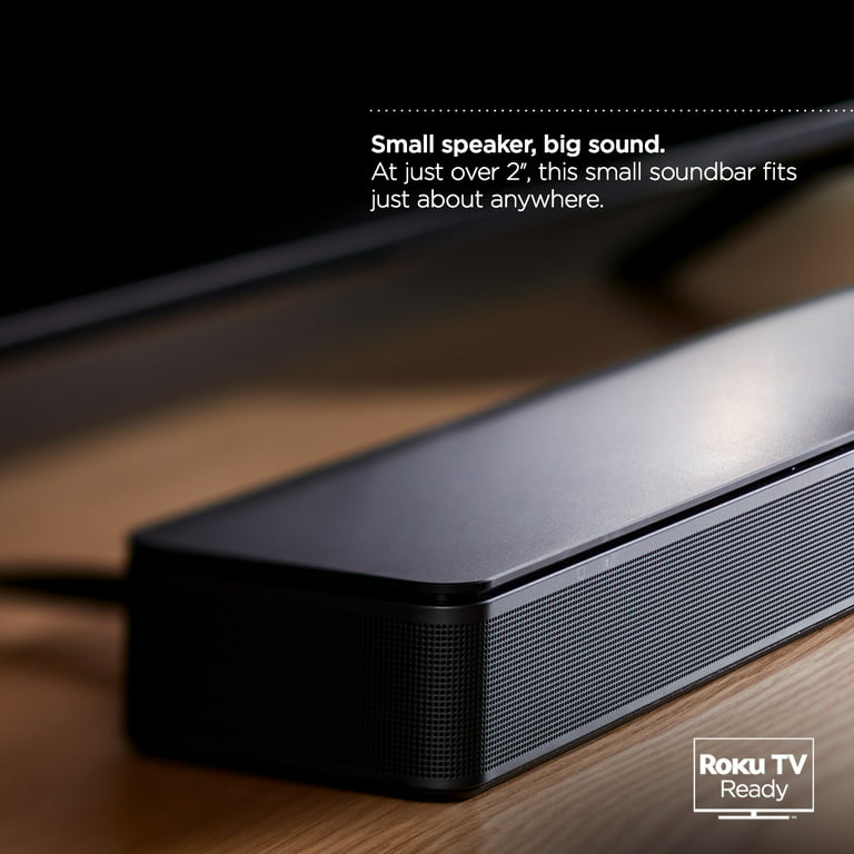 Bose TV Speaker Surround Sound Wireless Bluetooth Soundbar for TV, Black 