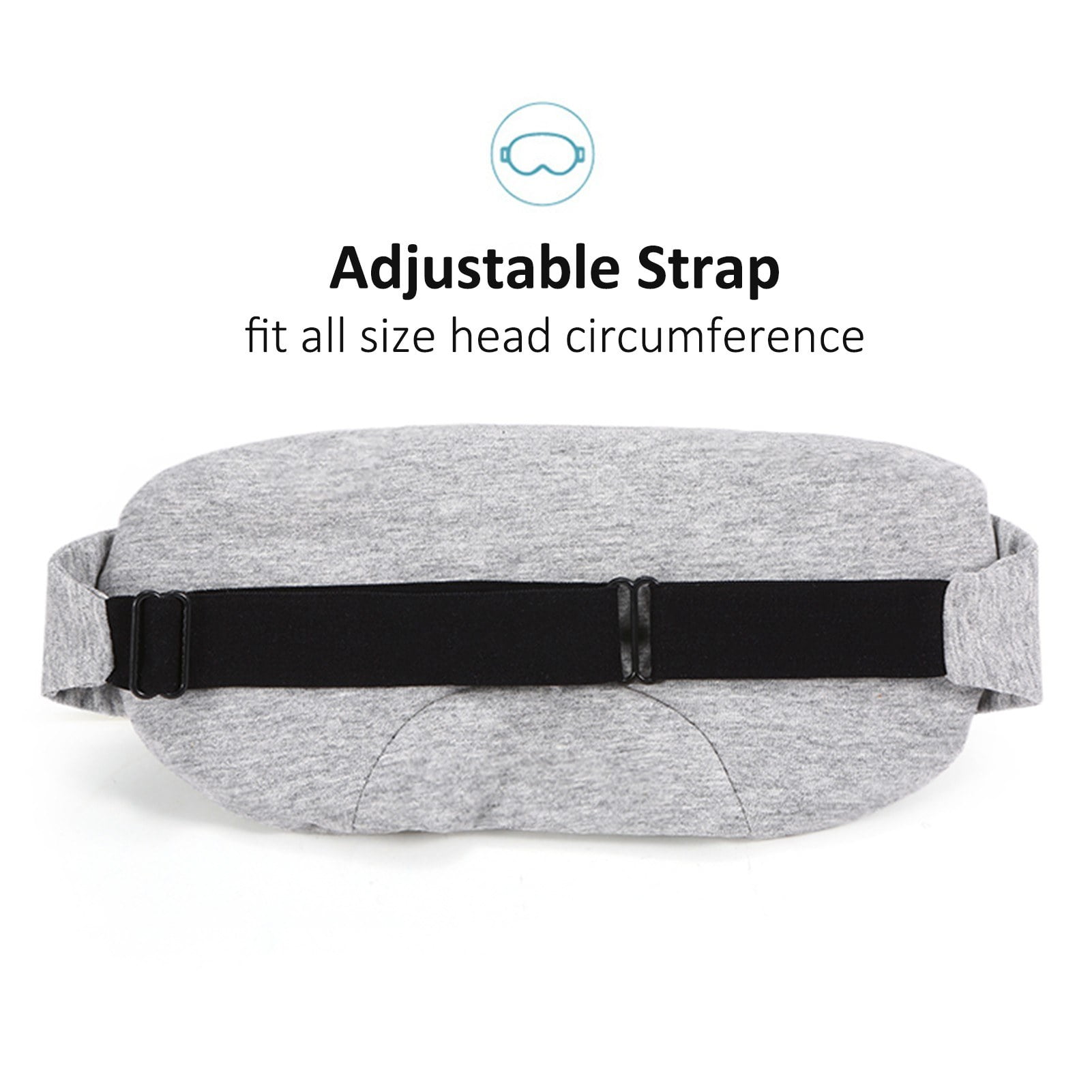Cotton Light Blocking Sleep Eye Mask Soft Blindfold for Travel Use