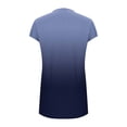 thumbnail image 5 of LOVZFMLL Robes d'Été pour Femmes T-Shirt Décontracté Ample Robe Droite Col en V Manches Courtes Basique Tenues Quotidiennes Bleu Ciel L, 5 of 5