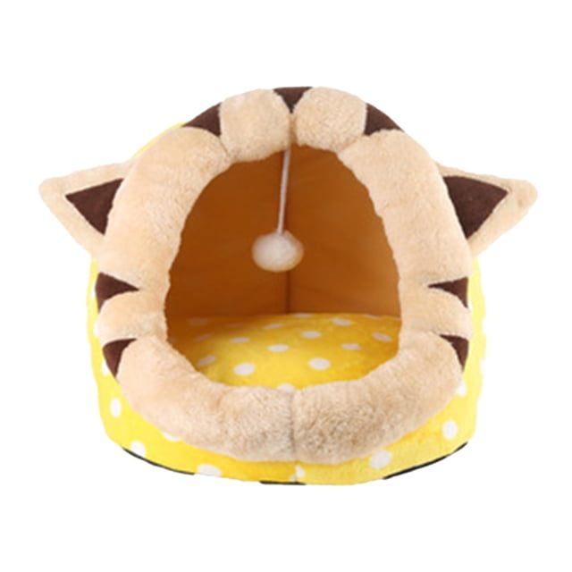 Bonita cama para gatos, casa para perros, cama para dormir, nido para perros con cojín lavable, acogedor antideslizante jinwen Nido Cama Casa