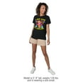 thumbnail image 3 of Popfunk A New Year To Explore Women's Loose T-Shirt, Black, Small, 3 of 5