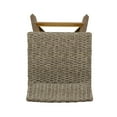 thumbnail image 3 of Jessie Brea Outdoor Wood & Wicker Barstools (Set of 4), Light Brown and Teak, 3 of 9