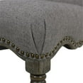 thumbnail image 6 of Maklaine Modern 26.5" Upholstered Counter Height Bar Stool in Dark Grey Linen, 6 of 16