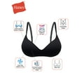 thumbnail image 6 of Hanes Womens No-Show Wireless Bra, Concealing Petals No-Show Bra with Convertible Straps, 6 of 10