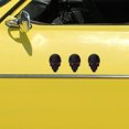 thumbnail image 3 of Pegatina de Metal con forma de calavera, insignia con logotipo de murciélago, emblema, decoración del coche (negro), 3 of 8