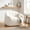 White, variant on Howcool Bean Bag Chair for Adults, High-Density Foam Stuffed Armrest Lazy Sofa for Living Room Bedroom Reading