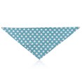 thumbnail image 1 of Greeniant Bufanda de baba para mascotas, transpirable, suave, de algodón, punteada, cálida, Triangular, ajustable, toalla decorativa, regalo de Festival Ropa para mascotas Azul claro Greeniant PT003850-04, 1 of 6