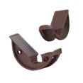 thumbnail image 3 of S SERENABLE 2 Pieces Foot Rocker Home Use Improves Flexibility Calf Stretching Tool Black, 3 of 9