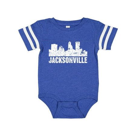 

Inktastic Jacksonville Skyline Grunge Gift Baby Boy or Baby Girl Bodysuit
