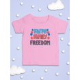 thumbnail image 3 of Faith Family Freedom Neons T-Shirt Infant -Image by Shutterstock,  6 Months, 3 of 4