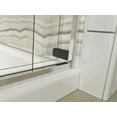 thumbnail image 5 of Kohler 706002-D3-MX 59.75 x 55.62 in. Levity Sliding Bath Door with 0.25 in. Thick Frosted Glass - Matte Nickel, 5 of 7