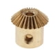 thumbnail image 1 of Módulo de Engranaje de Tornillo (Worm Gear) de de 25 con de Agujero de 3/ 4/ 5 mm Agujero de 3 mm Macarena Engranaje cónico de latón, 1 of 8