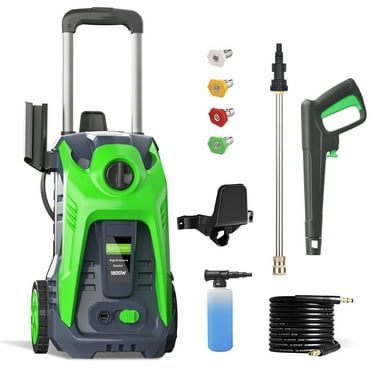Electric Pressure Washer 3500Psi Max Power Washer  2.6GPM Pressure washer  with 25 Ft Hose，4 Quick Connect Nozzles