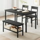 thumbnail image 5 of Kojooin Juego de Mesa de Comedor Moderno para Cuatro Personas con Sillas y Banco para Espacios Pequeños, 5 of 7