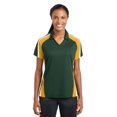 thumbnail image 1 of Sport-Tek® Ladies Tricolor Micropique Sport-Wick®Polo. Bosque LST654 deporte-tek LST654, 1 of 1