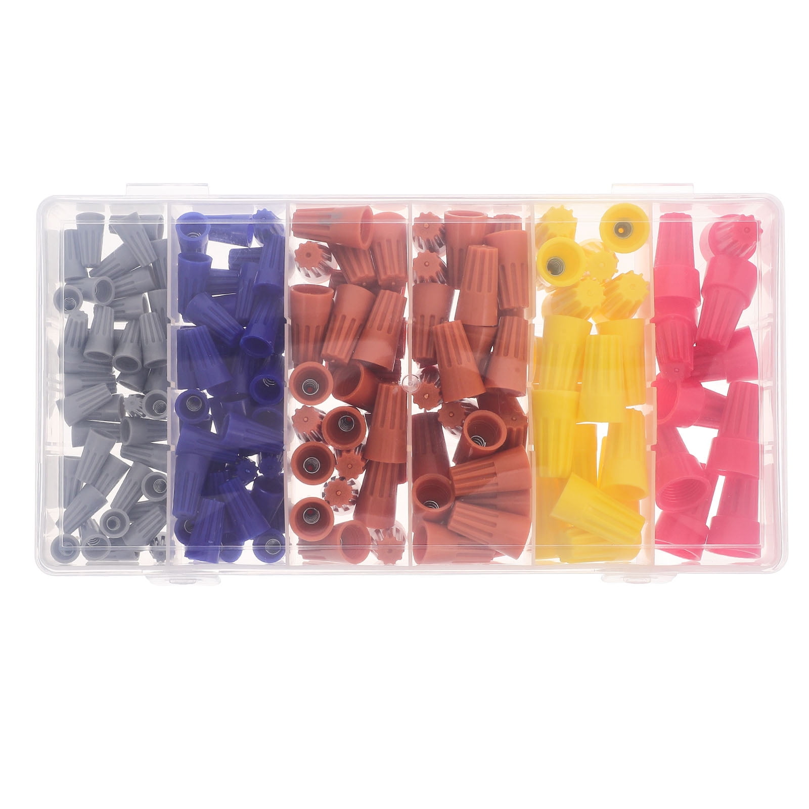 FOMIYES Assorted Wire Caps, Plastic Crimping Tool, Portable, for Electrical Equipment, Quick and Reliable