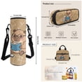 thumbnail image 6 of Yspwyqan Kids Backpack Set with Lunch Box and Pencil Case, Capybara Math 17 Inch 600D Polyester Bookbags for School Travel Hiking Daypack Ages 8-15, 6 of 7