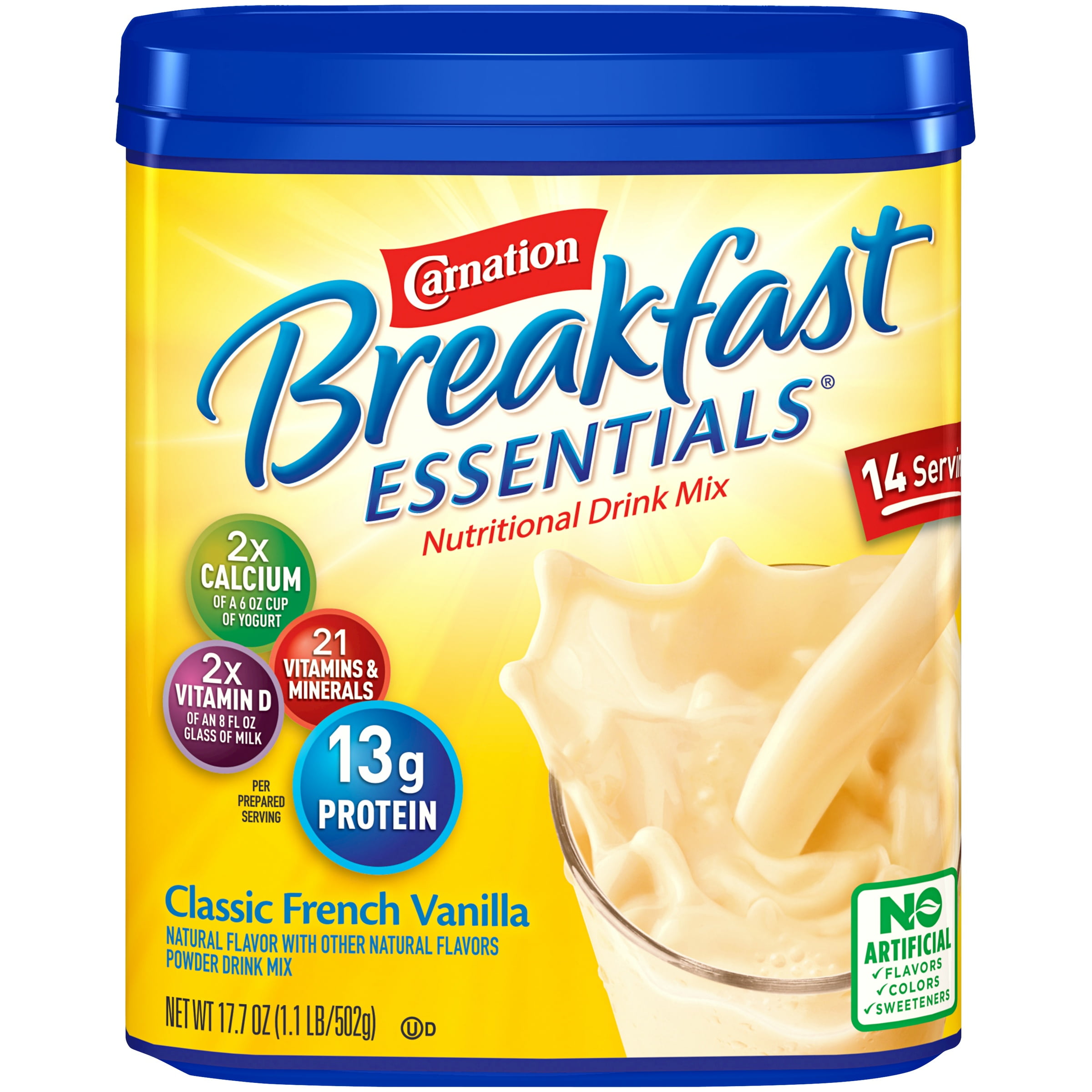 Carnation Instant Breakfast Vanilla Nutrition Facts Blog Dandk