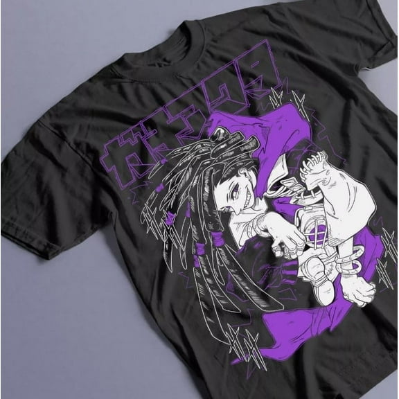 VINTAGE Gachiakuta Tome T-Shirt, Japanese Tankobon Horror Manga Anime Tee T-Shirt Black