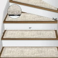 thumbnail image 3 of Stair Treads Non Slip 8"x30" Stair Runner, Rubber Backing Carpet Stair Treads for Wooden Steps, Washable Safety Carpet for Stairs Khaki Indoor Staircase Step Treads for Kids Elder Dogs, 3 of 7