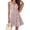 Black Pink Floral, variant on Womens Summer Dresses Spring Casual Sleeveless Floral Knit Flowy A-Line Mini Dress Pockets Beach Sundress