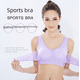 thumbnail image 2 of Sujetador ajustable con hebilla cruzada en la parte delantera, ropa interior deportiva para correr y yoga con pecho fruncido, 2 of 6