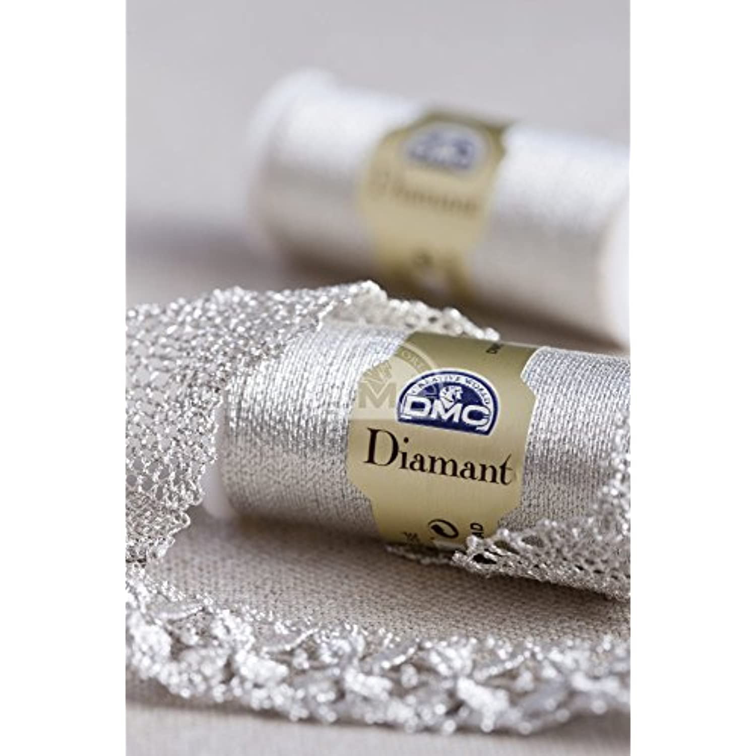 DMC Diamant Metallic Thread 38.2yd-Ebony