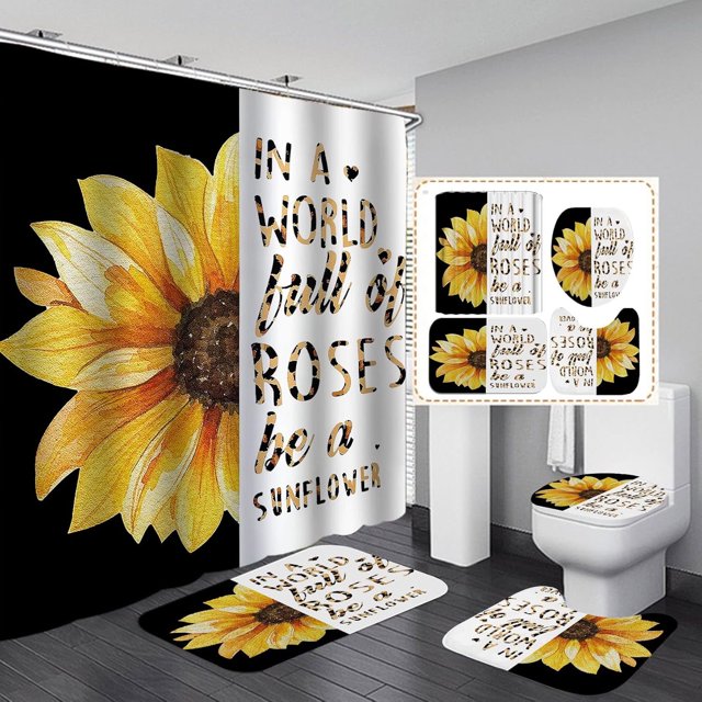 Juego de 4 cortinas de ducha de mármol blanco y negro, decoración de baño moderna abstracta geométrica con estampado de leopardo rosa brillante y dorado, cortina de ducha de tela impermeable,