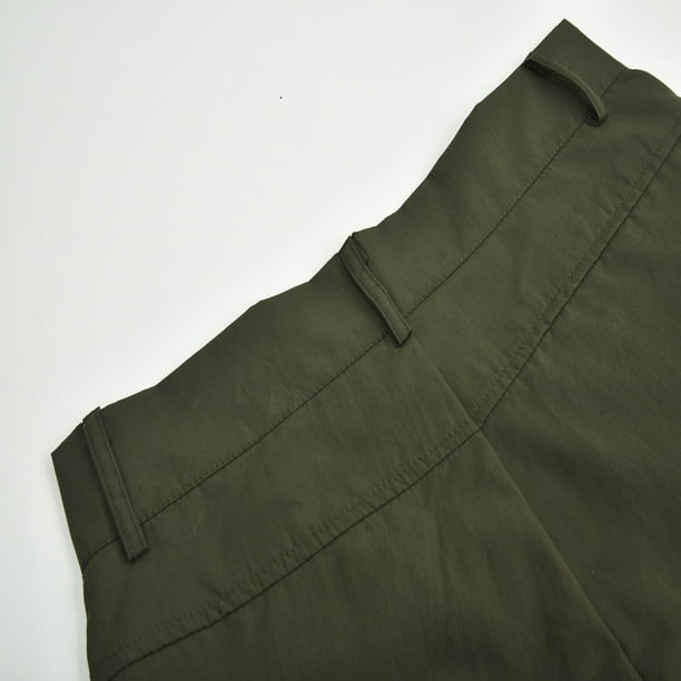 Womens Cargo Capris Pants Lightweight Casual Outdoor Pockets