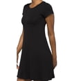 thumbnail image 2 of Market & Spruce Alison Short Sleeve One Pocket Scoop Neck T-Shirt Dress Large, Black, 2 of 2