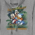 thumbnail image 2 of Junior's Mickey & Friends & Minnie Vintage Couple Cowl Neck Sweatshirt Gray Heather Medium, 2 of 4