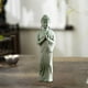 thumbnail image 5 of Estatua al aire libre Escultura Coleccionable de Piedra Figuras de Meditación Hechas a Mano para El Hogar, Estatua de Buda de Adorno para Porche, Sala de Estar , Stand 01 Fanmusic Estatua al aire libre, 5 of 7