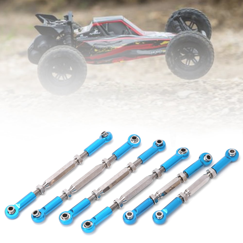 Blue for ECX1046B Tbest 6Pcs Metal RC Pull Rod 1/10 Rod Linkage Set Upgraded Accessories Fit for ECX 2WD RC Car 