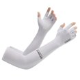 thumbnail image 4 of Manga de protección solar de verano para hombres, guantes de protección UV para mujeres, guantes finos de seda de hielo, manga de hielo protectora de medio dedo para hombres, 4 of 6