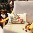 thumbnail image 2 of 12x20 Christmas Lumbar Throw Pillow Covers Set of 2 Farmhouse Red Deer Gnome Tree Snowman Xmas Winter Holiday Cushion Covers Home Decor for Sofa Couch Bench Room, 2 of 2