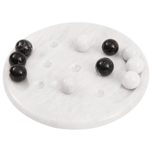 Juego de mesa Radicaln Marble Tic Tac Toe con tablero de 10 cm y bolas