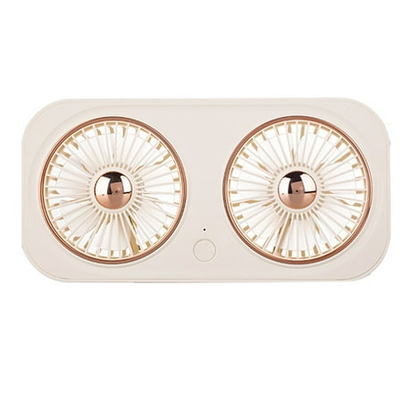 

Synpinya Cooling Fan USB Fold Fan Portable Small Cooler Charging Household Electrical Appliances Desk Fan Beige