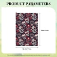 thumbnail image 4 of Lsque Rose Flowers Premium Golf Towel - Ultra Absorbent and Quick Drying Microfiber Towel with Carabiner - Gift for Men -24" X 16", 4 of 8